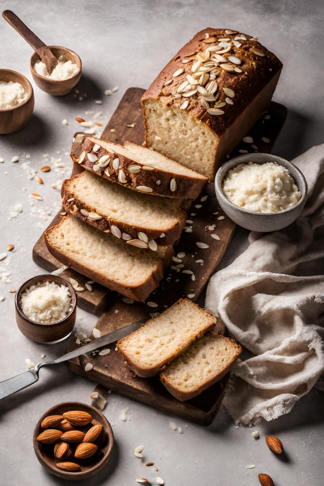 coconut and almond flour bread recipe 01