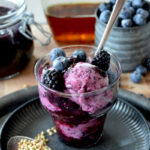 Low Carb Blueberry Ice Cream